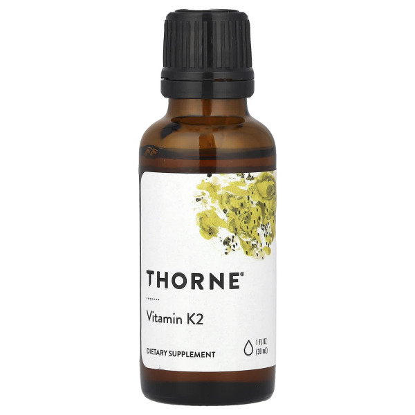 Вітамін К2 рідкий Thorne Research  (Vitamin K2), 30 мл