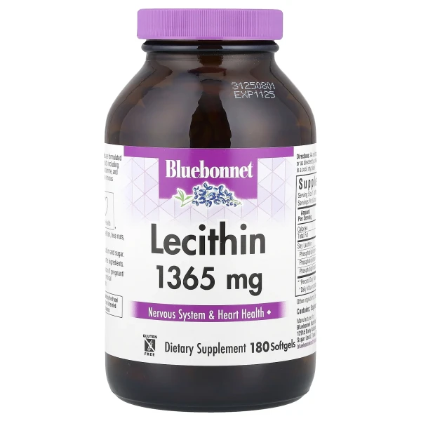 Лецитин Bluebonnet Nutrition (Lecithin) 1365 мг 