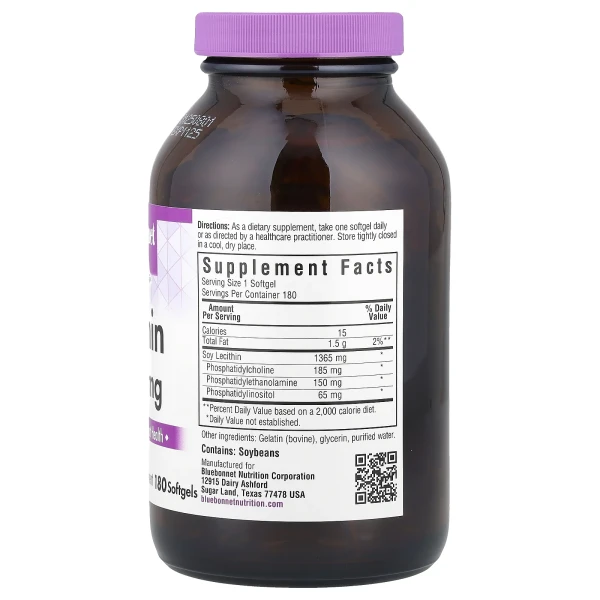 Лецитин Bluebonnet Nutrition (Lecithin) 1365 мг 