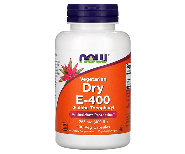 Вітамін Е сухий NOW Foods (Dry E-400) 400 МО 100 капсул