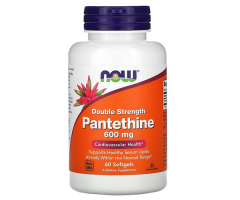 Пантетин двойная сила NOW Foods (Pantethine) 600 мг 60 капсул