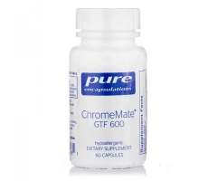 Унікальний полінікотинат хрому Pure Encapsulations (ChromeMate GTF 600) 600 мкг 60 капсул