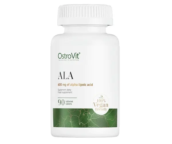 Альфа-ліпоєва кислота Ostrovit (ALA) 600 мг 90 таблеток