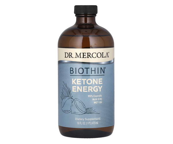 Кокосова олія МСТ Dr. Mercola (Ketone Energy) 14 мг 473 мл рідини