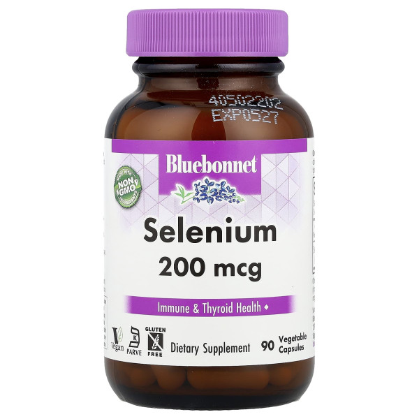Селен Bluebonnet Nutrition (Selenium) 200 мкг 90 капсул