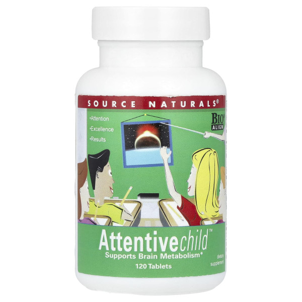 Уважна дитина Source Naturals  (Attentive Child) 120 таблеток