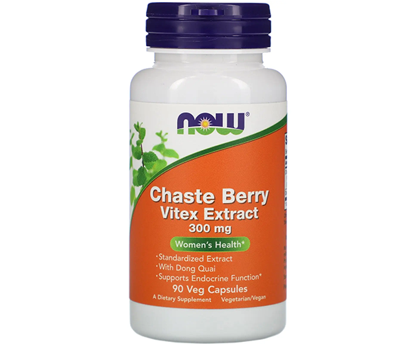 Экстракт витекса священного NOW Foods (Chaste Berry Vitex Extract) 300 мг 90 капсул
