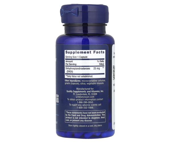 ДГЕА Life Extension (DHEA) 25 мг 100 капсул
