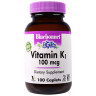 Витамин K1 Bluebonnet Nutrition (Vitamin K1) 100 мкг 100 капсул (Vitamin K1) 100 мкг 100 капсул