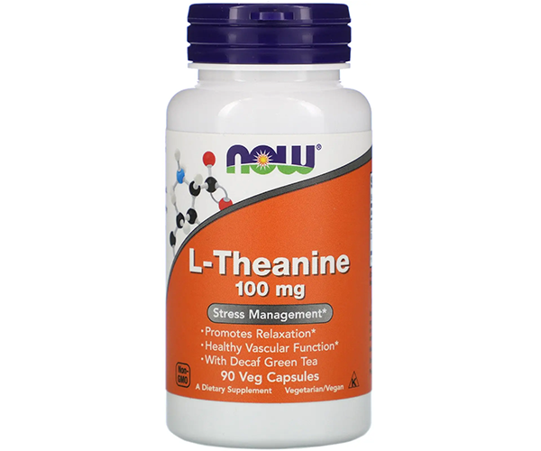 Л-Теанін NOW Foods (L-Theanine) 100/250 мг 90 капсул