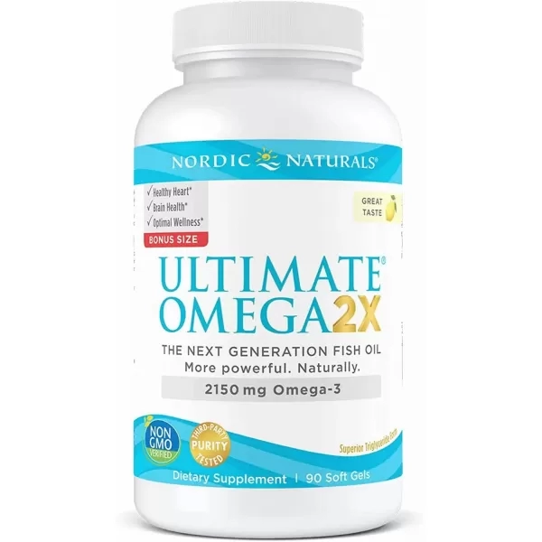 Риб'ячий жир Nordic Naturals (Ultimate Omega 2X) 2150 мг зі смаком лимона