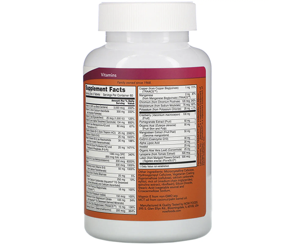 Вітаміни для жінок Єва NOW Foods (Eve Tablets) 
