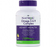 Комплекс Омега 3-6-9 Natrol (Omega 3-6-9, complex) 1200 мг 90 капсул зі смаком лимона