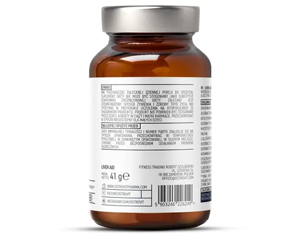 Поддержка работы печени Ostrovit (Pharma Elite Liver Aid) 90 капсул