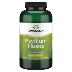Шелуха семян подорожника Swanson (Psyllium Husks) 610 мг 300 капсул