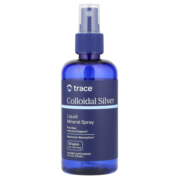 Колоїдне срібло спрей Trace Minerals Research  (Colloidal Silver Spray) 30 PPM 118 мл