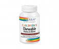 Мультивитамины для детей Solaray (Children's Chewable Vitamins & Minerals) жевательне таблетки со вкусом вишни