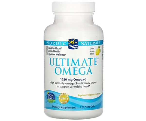 Риб'ячий жир Омега-3 Nordic Naturals (Ultimate Omega-3) 1280 мг зі смаком лимона