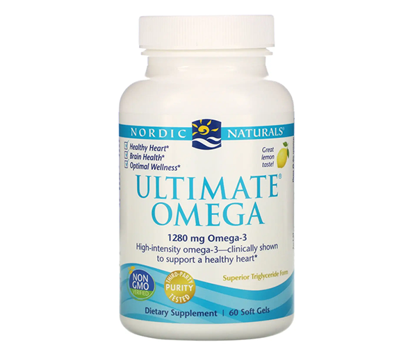 Риб'ячий жир Омега-3 Nordic Naturals (Ultimate Omega-3) 1280 мг зі смаком лимона