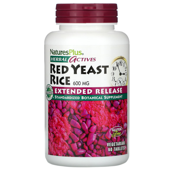 Червоний дріжджовий рис Natures Plus  (Red Yeast Rice) 600 мг 