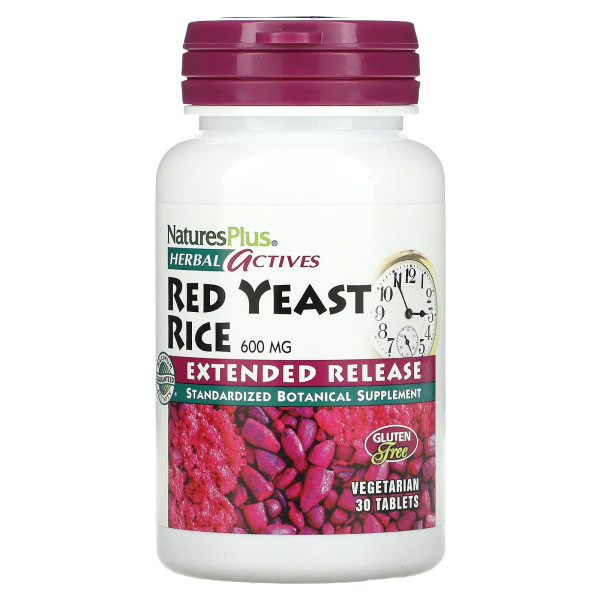 Червоний дріжджовий рис Natures Plus  (Red Yeast Rice) 600 мг 