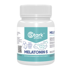 Мелатонін Stark Pharm (Stark Melatonin) 5mg 120 таблеток