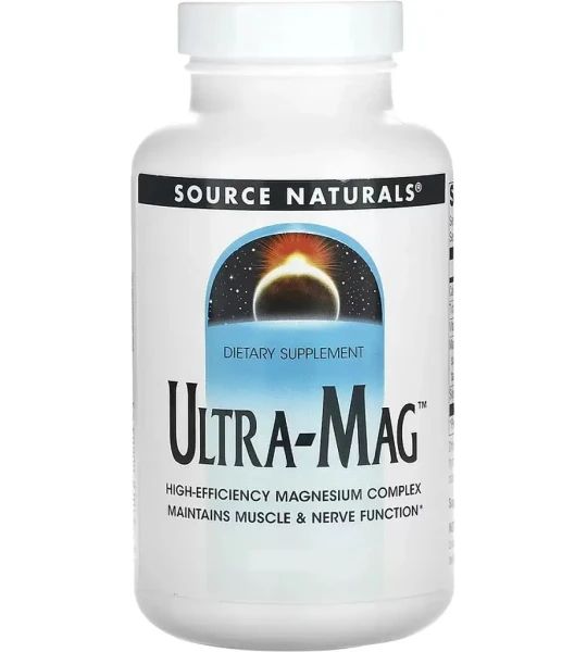 Магний ультра Source Naturals (Ultra-Mag) 200 мг