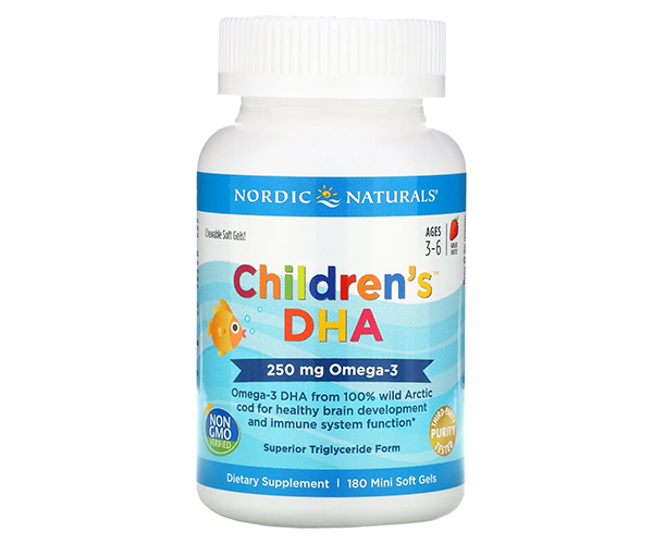 Рыбий жир для детей Nordic Naturals (Children's DHA) со вкусом клубники