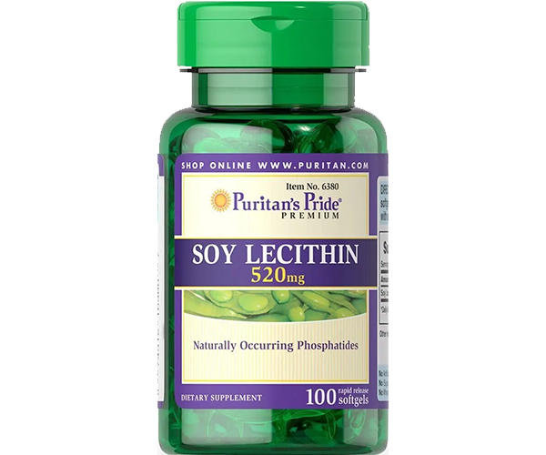 Соєвий лецитин Puritan's Pride (Soy Lecithin) 520 мг