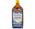 Рыбий жир норвежский со вкусом лимона Carlson Labs (Fish Oil) 