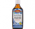 Рыбий жир норвежский со вкусом лимона Carlson Labs (Fish Oil) 
