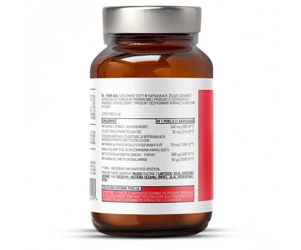 Комплекс для здоров'я крові Ostrovit  (Pharma Elite Ferr Aid) 60 капсул