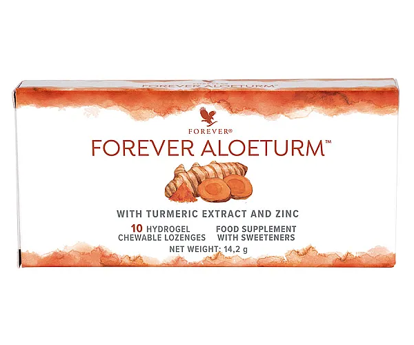 Форевер Алое Куркума Forever Living Products (Forever AloeTurm) 10 леденцов со вкусом мяты