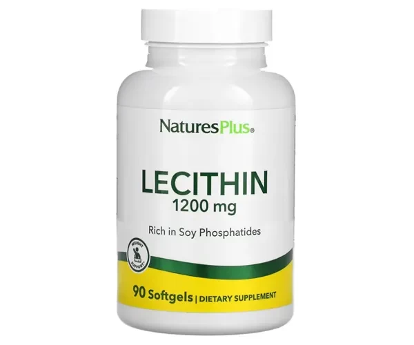 Лецитин Natures Plus (Lecithin) 1200 мг 90 капсул