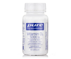 Вітамін D3 Pure Encapsulations (Vitamin D3) 5000 МО 60 капсул