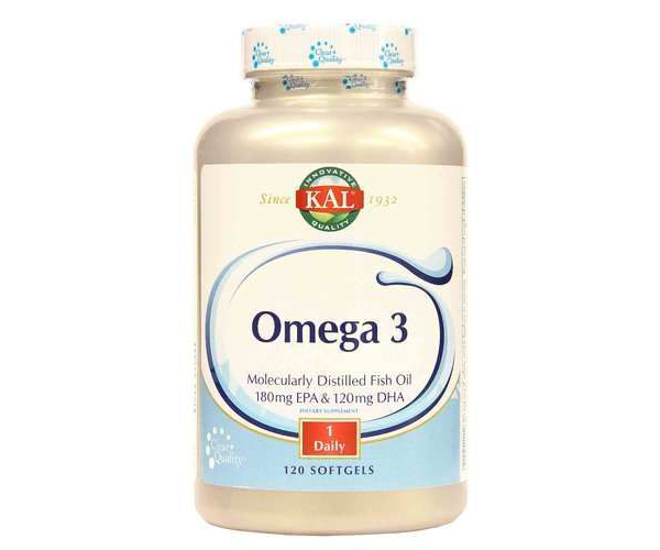 Омега-3 KAL  (Omega 3 Fish 180/120) 1000 мг 