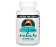 Ацетил L-карнітин + Альфа-ліпоєва кислота Source Naturals (Acetyl L-Carnitine and Alpha Lipoic Acid) 