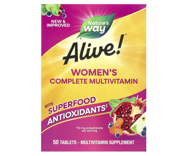 Мультивитамины для женщин Nature's Way (Alive! Women's Energy Multivitamin-Multimineral) 