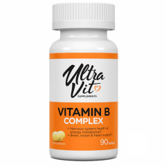 Комплекс вітамінів B UltraVit VPLab (Vitamin B complex) 90 капсул