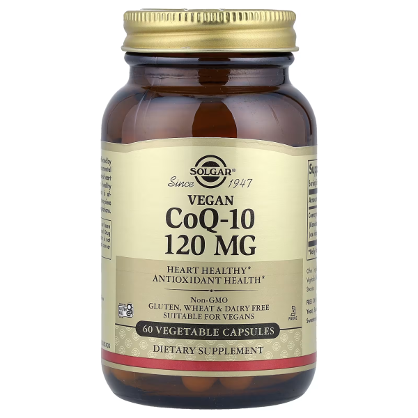 Коензим Q10 вегетаріанський Solgar  (Vegetarian CoQ-10) 120 мг 