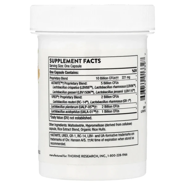 Пробіотики для жінок Thorne Research (Women's Daily Probiotic) 30 капсул