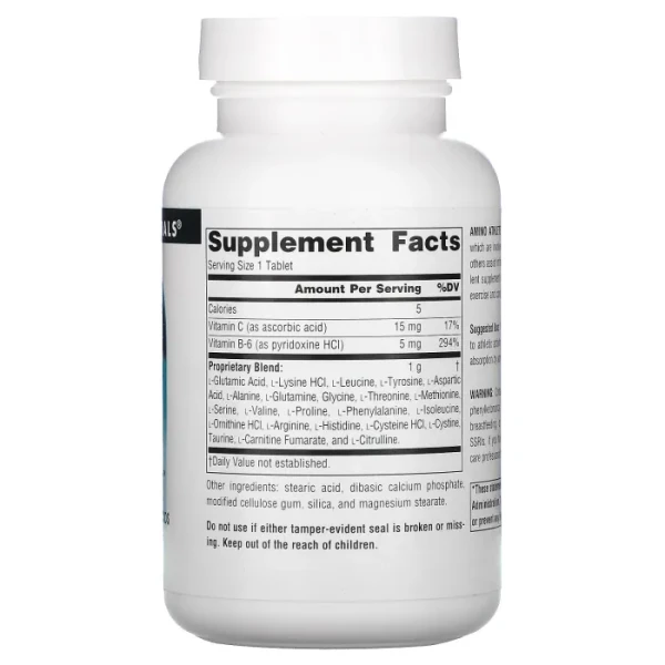 Комплекс амінокислот для спортсменів Source Naturals (Amino Athlete) 1000 мг 100 таблеток