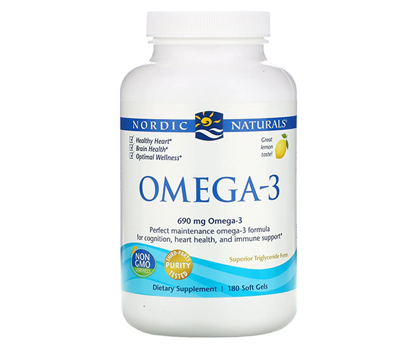 Очищений риб'ячий жир Nordic Naturals (Omega-3) зі смаком лимона 