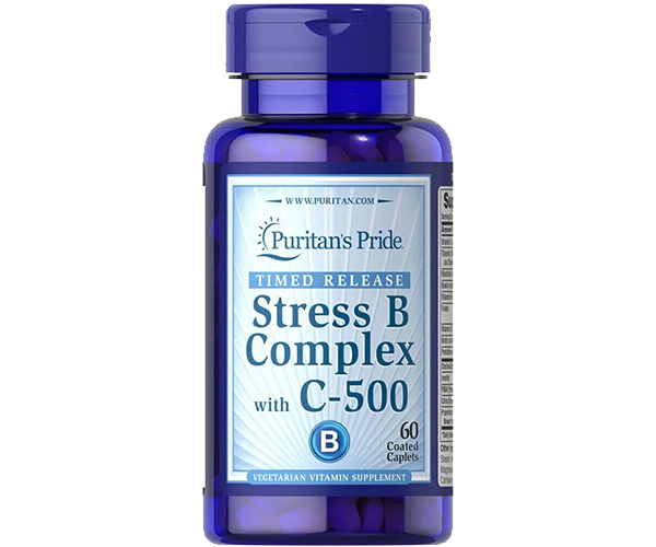 Комплекс В-стрес із вітаміном С Puritan's Pride (Stress Vitamin B-Complex) 