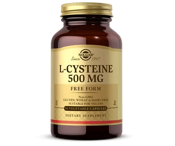 L-цистеїн Solgar  (L-Cysteine) 500 мг 90 капсул