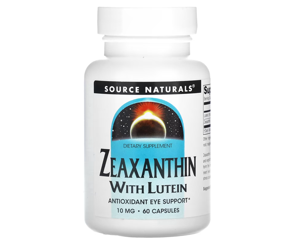 Зеаксантин з лютеїном Source Naturals (Zeaxanthin with Lutein) 60 капсул