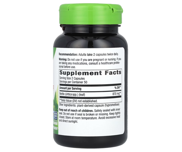 Крапива двудомная Nature's Way (Nettle) 870 мг 100 капсул