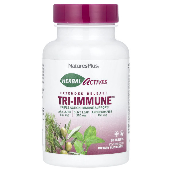 Комплекс для поддержки иммунной системы Natures Plus (Tri-Immune) 60 таблеток