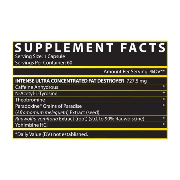 Жиросжигатель Nutrex (Lipo-6 Black Intense Ultra Concentrate) 60 капсул