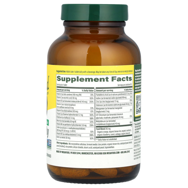 Мультивітамінний комплекс для чоловіків 55+ MegaFood  (Men Over 55 Multivitamin and Mineral) 
